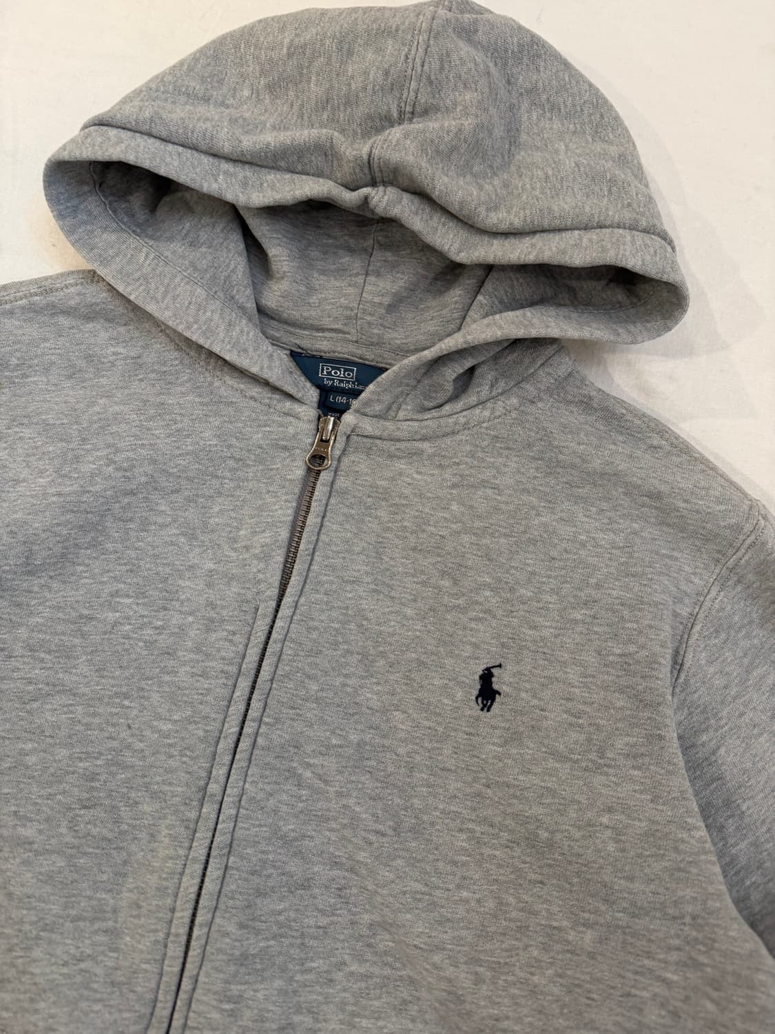 폴로 랄프로렌 포니 후드집업 그레이 상품이미지2