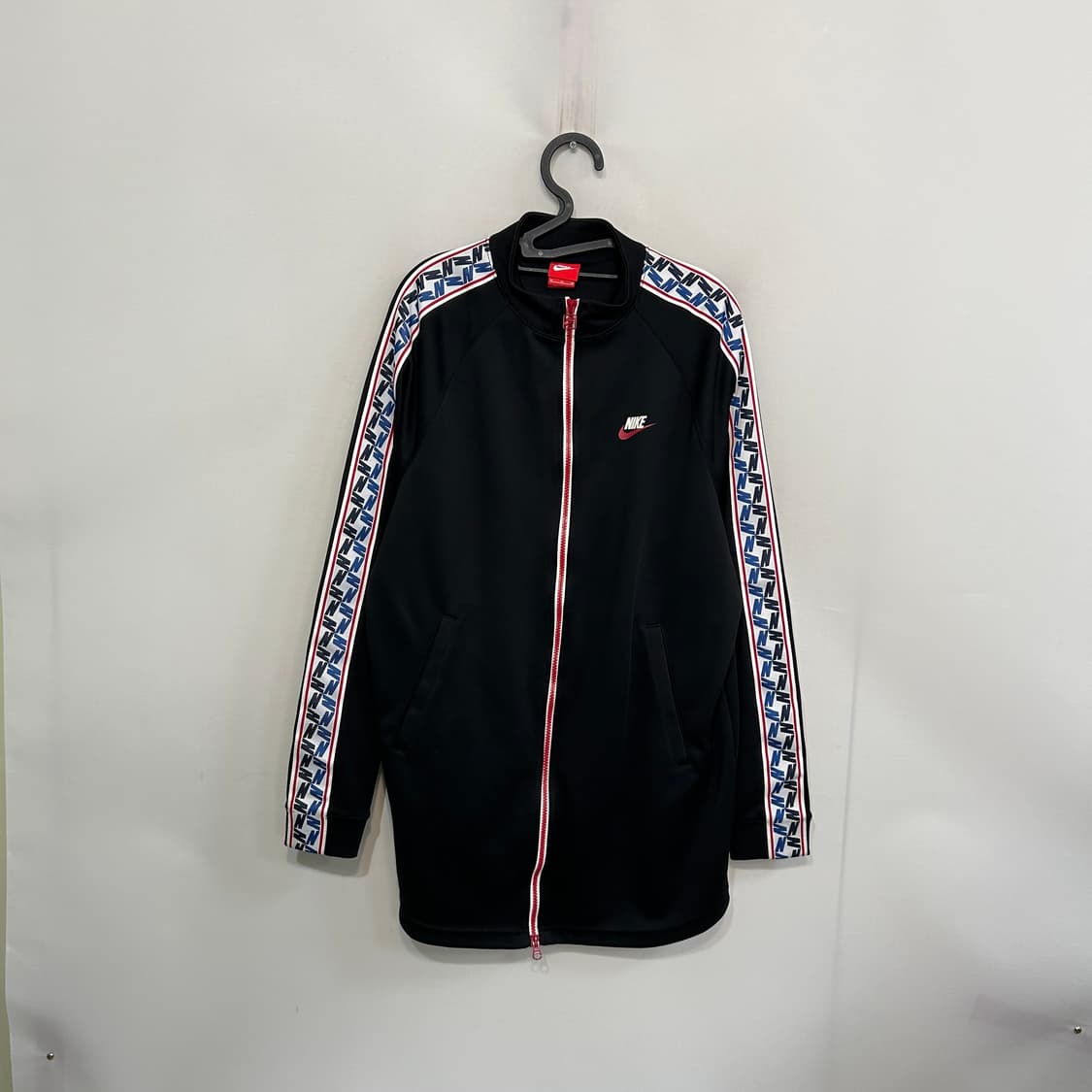 나이키 로고포인트 블랙 져지 트랙탑 M 상품이미지2