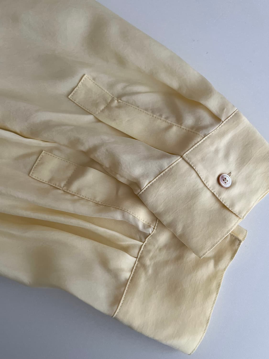 S) 블러썸에이치컴퍼니 뱀버그 큐프라 셔츠 옐로우 상품이미지6