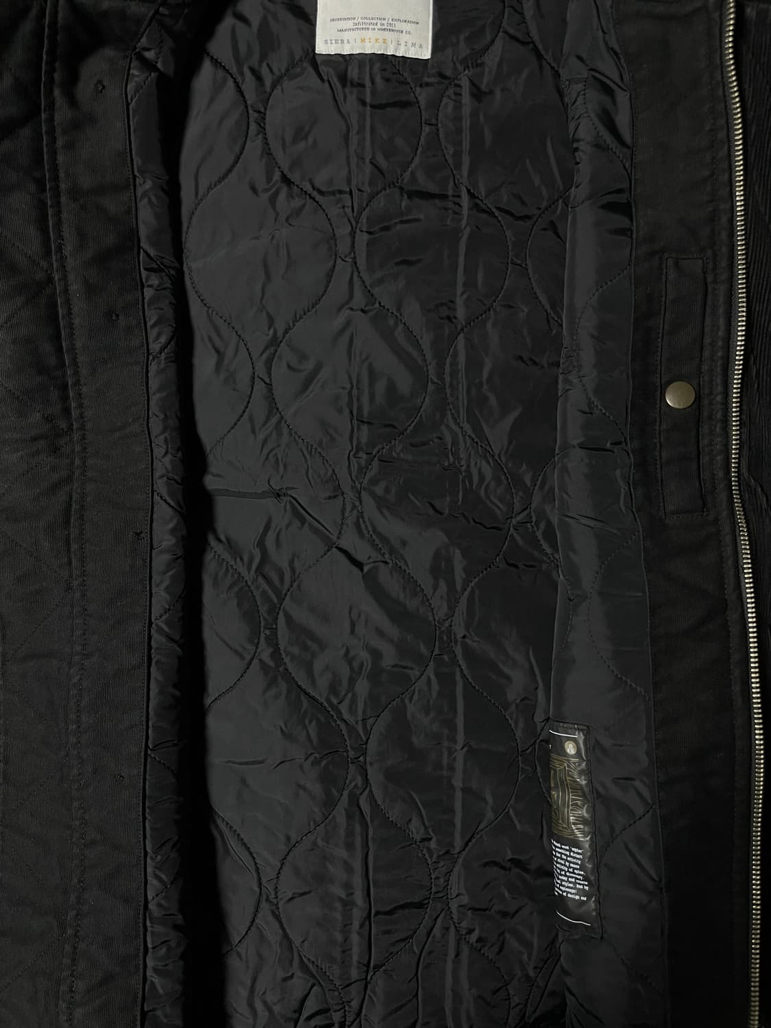 ESPIONAGE Lance 1st Deck Jacket Black M 상품이미지6