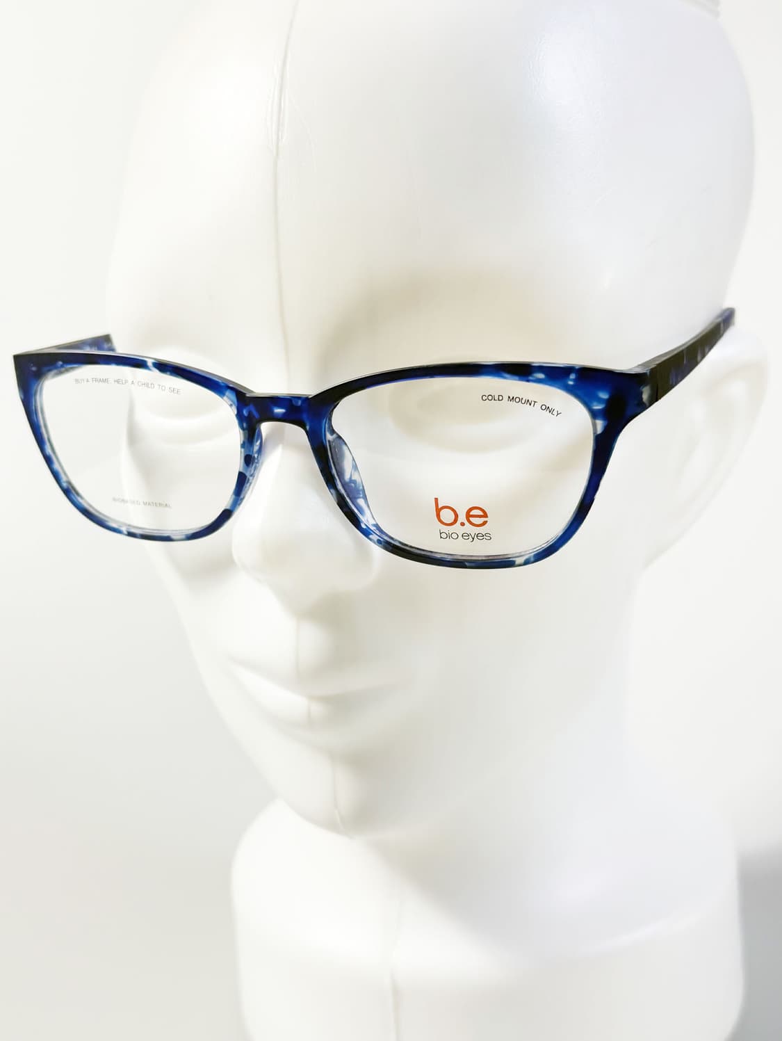 BIO EYES 블루 마블 뿔테 스퀘어 프레임 빈티지 안경 상품이미지8