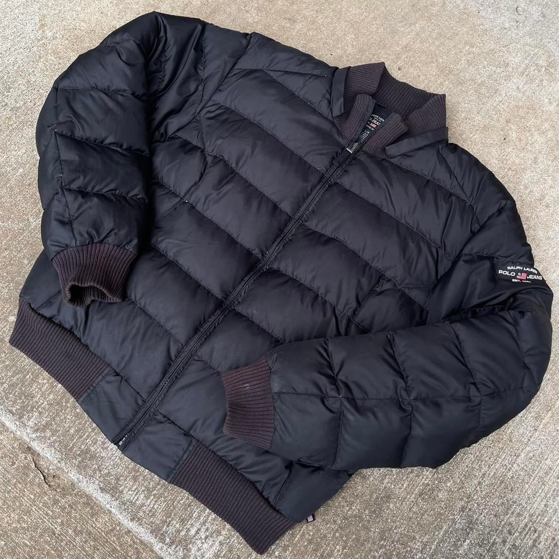 폴로 진스 컴퍼니 빈티지 다운 보머 자켓 상품이미지2