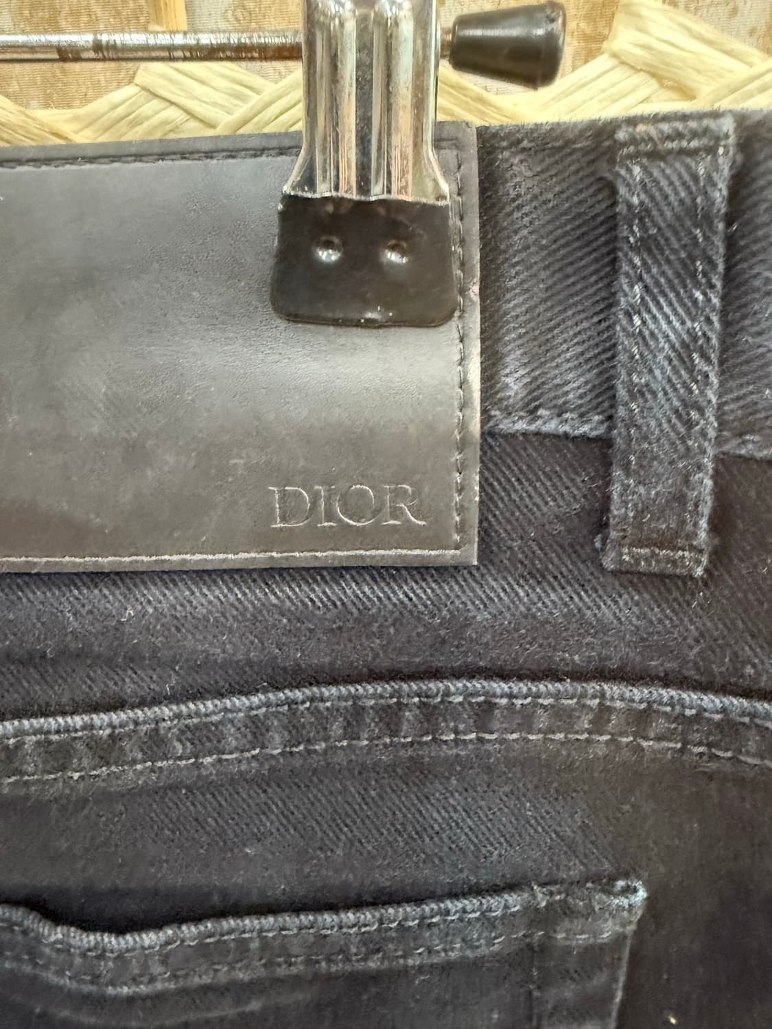 30-31 정품 디올옴므 슬림 블랙진 팝니다 상품이미지8