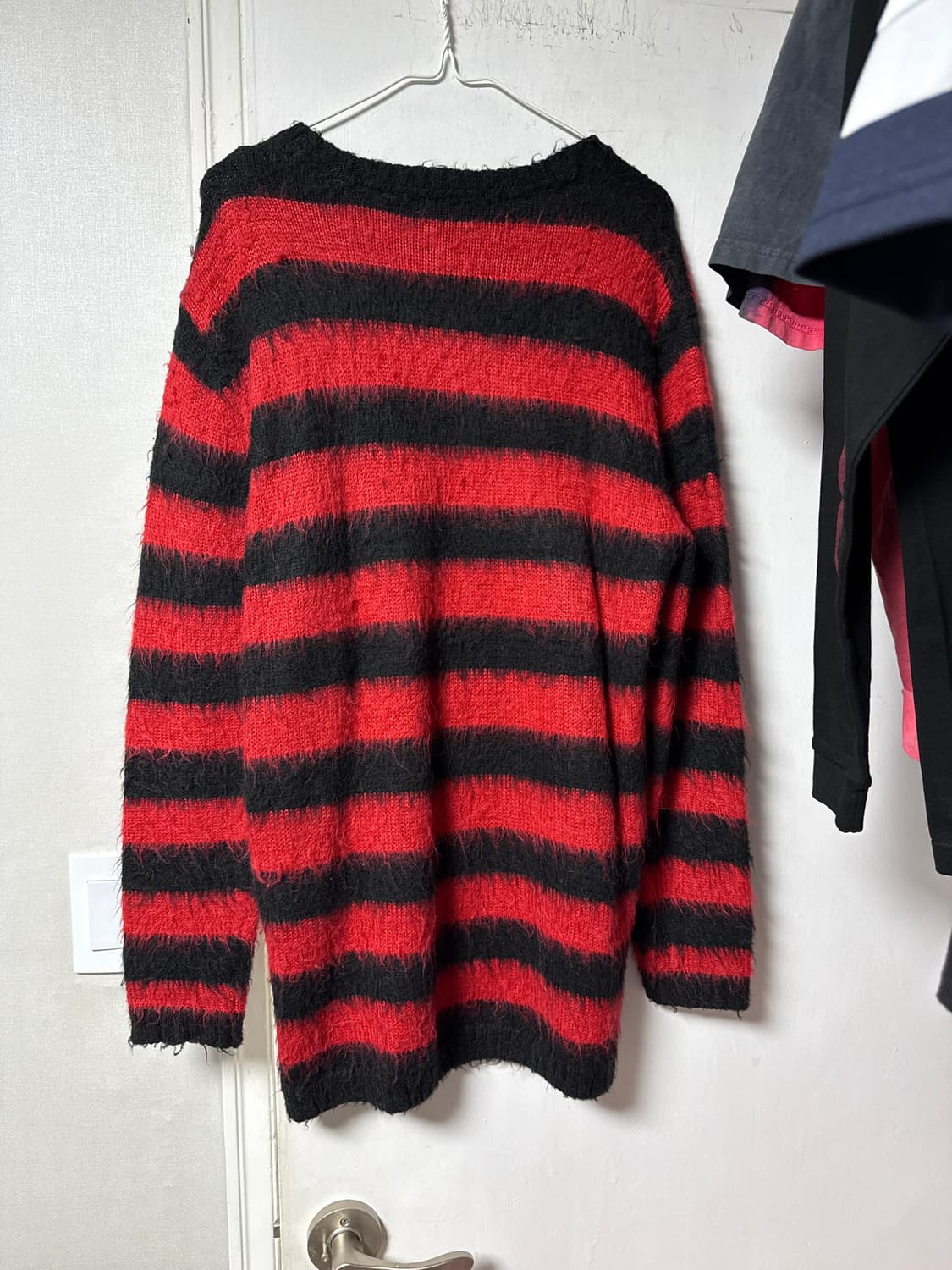 H&M 커트코베인 스트라이프 모헤어니트 상품이미지4