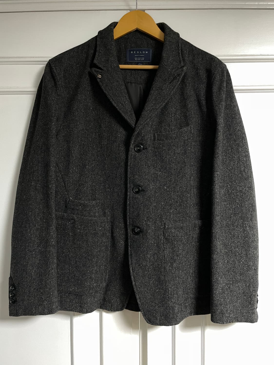 BESLOW Warm Up Wool Set Up Charcoal (3P) 상품이미지1