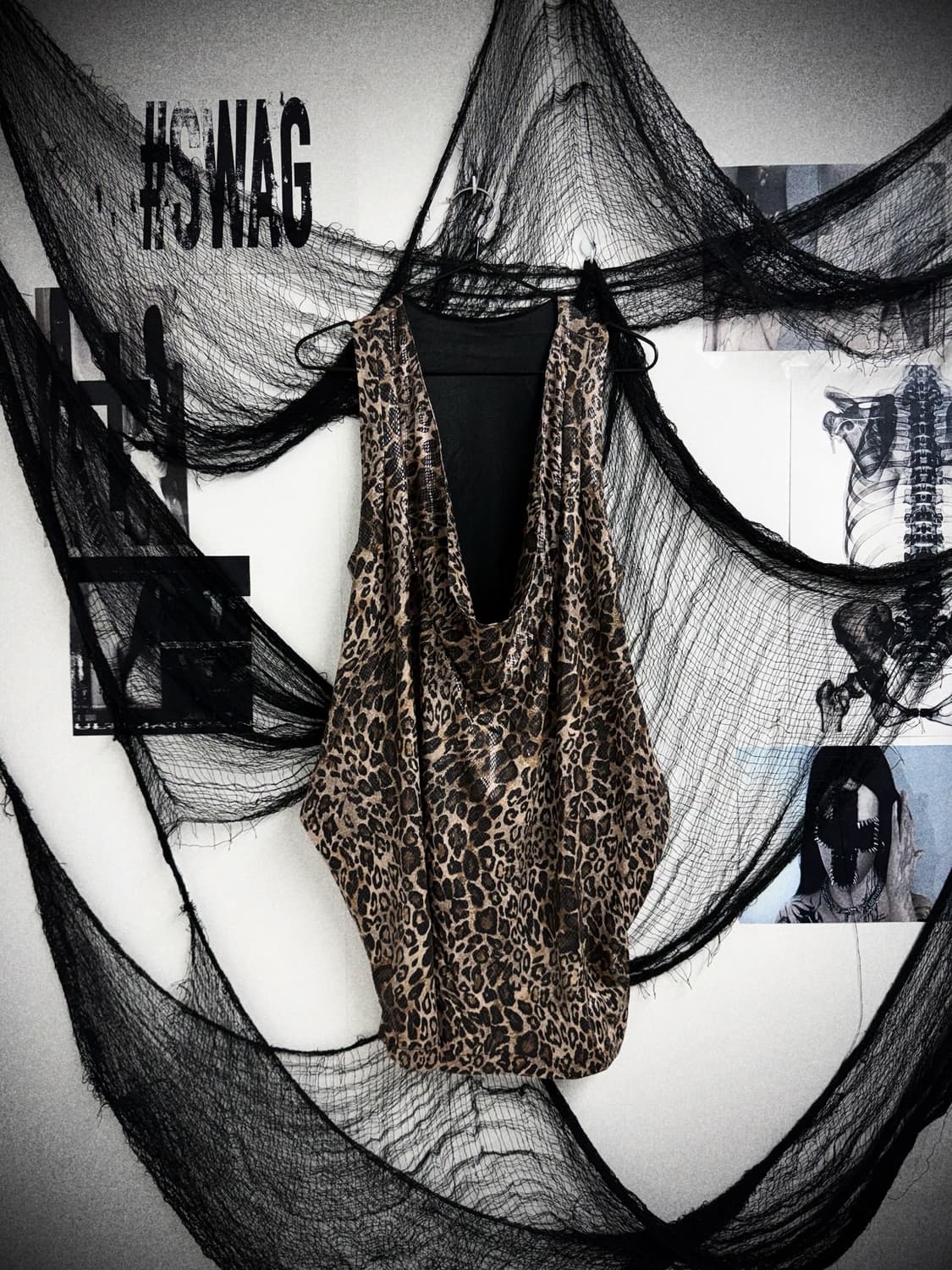 Snake pattern sleeveless 상품이미지1