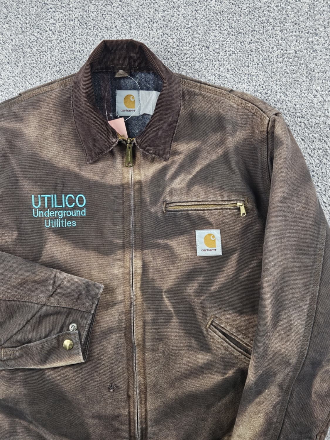 칼하트 다잉 워시드 커스텀 디트로이트 워크 자켓 (본문참조)/ 10319 상품이미지6