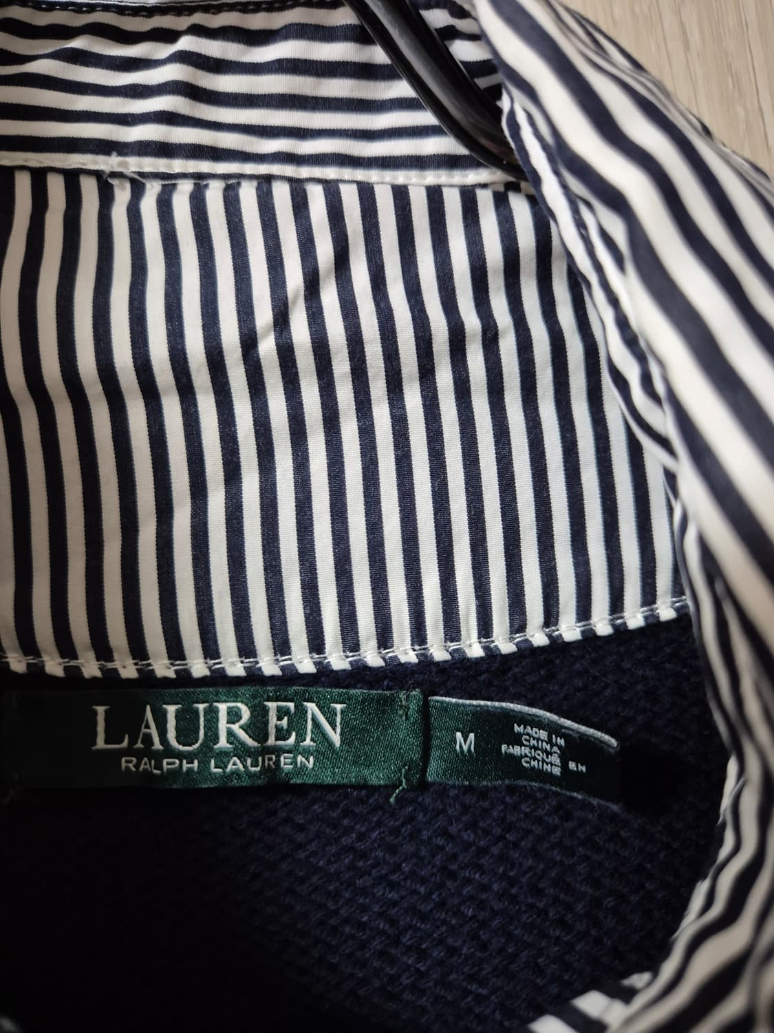 폴로 랄프로렌  스프라이트 카라 니트 레이어드스웨터 M 상품이미지6