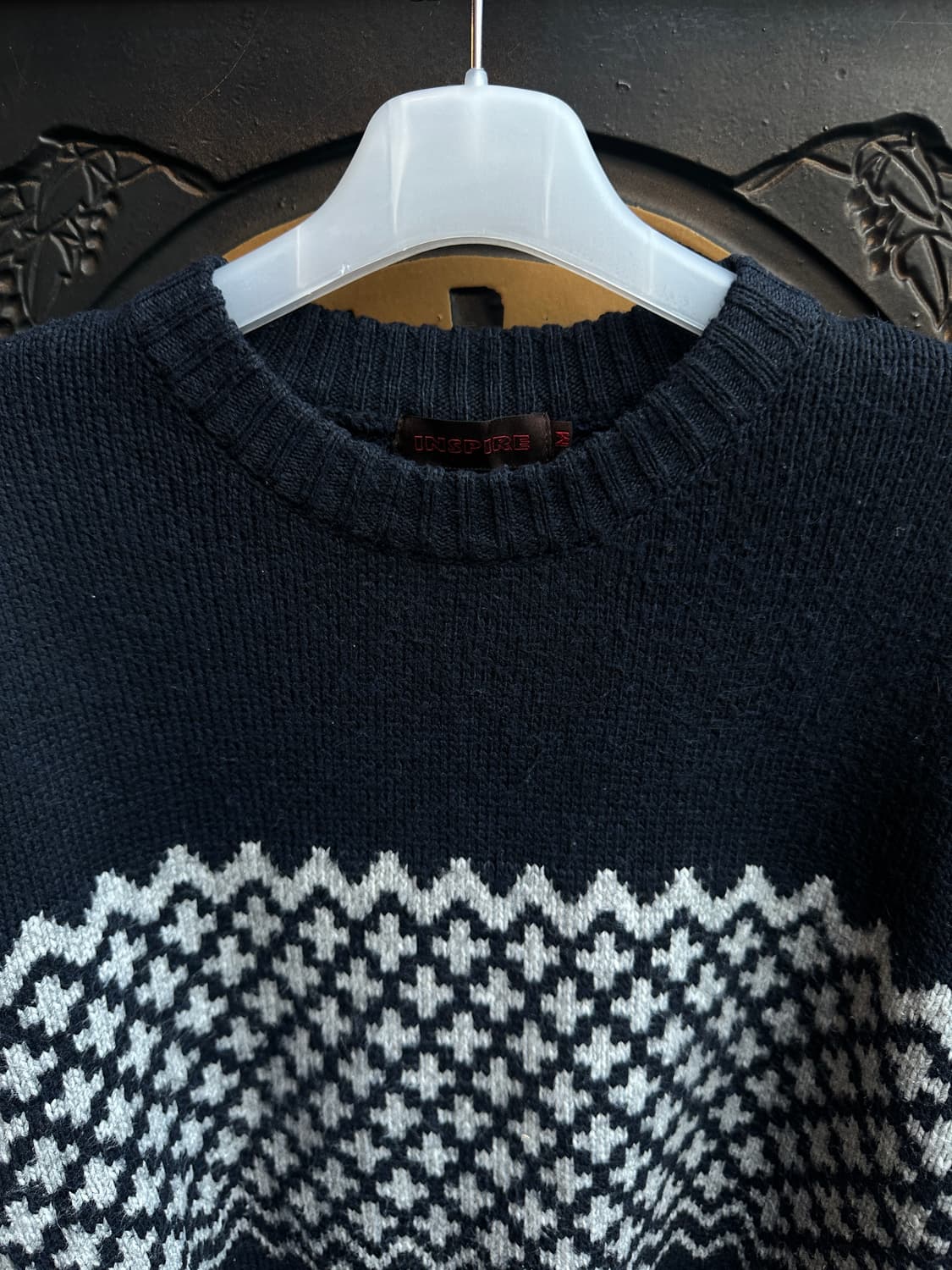 inspire 네이비 니트 상품이미지3