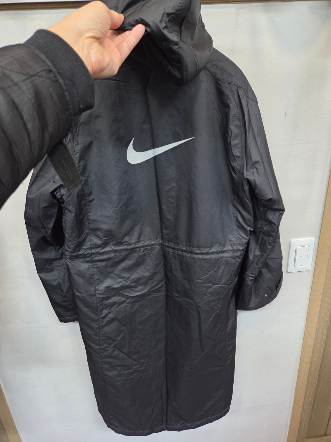 나이키 올드스쿨 빅스우시 셰르파 누빔 돕바 벤치자켓 m 상품이미지3