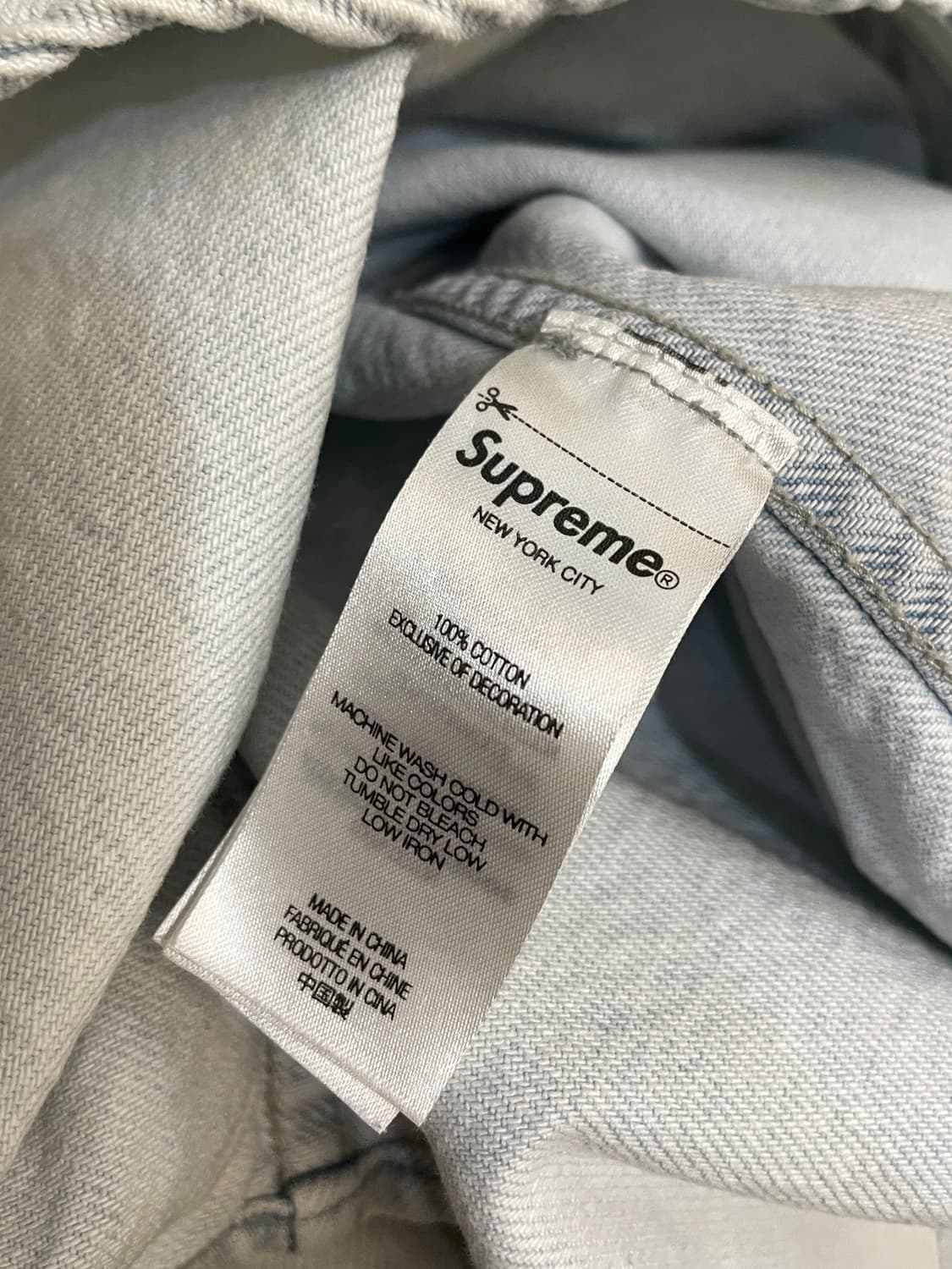 슈프림 스몰 박스 데님 셔츠 상품이미지8