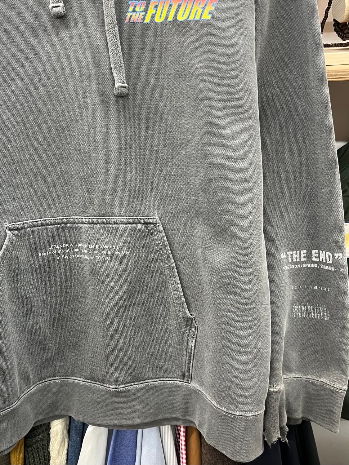 [100] LEGENDA 빈티지 후드티 FUCK THE FUTURE  상품이미지3