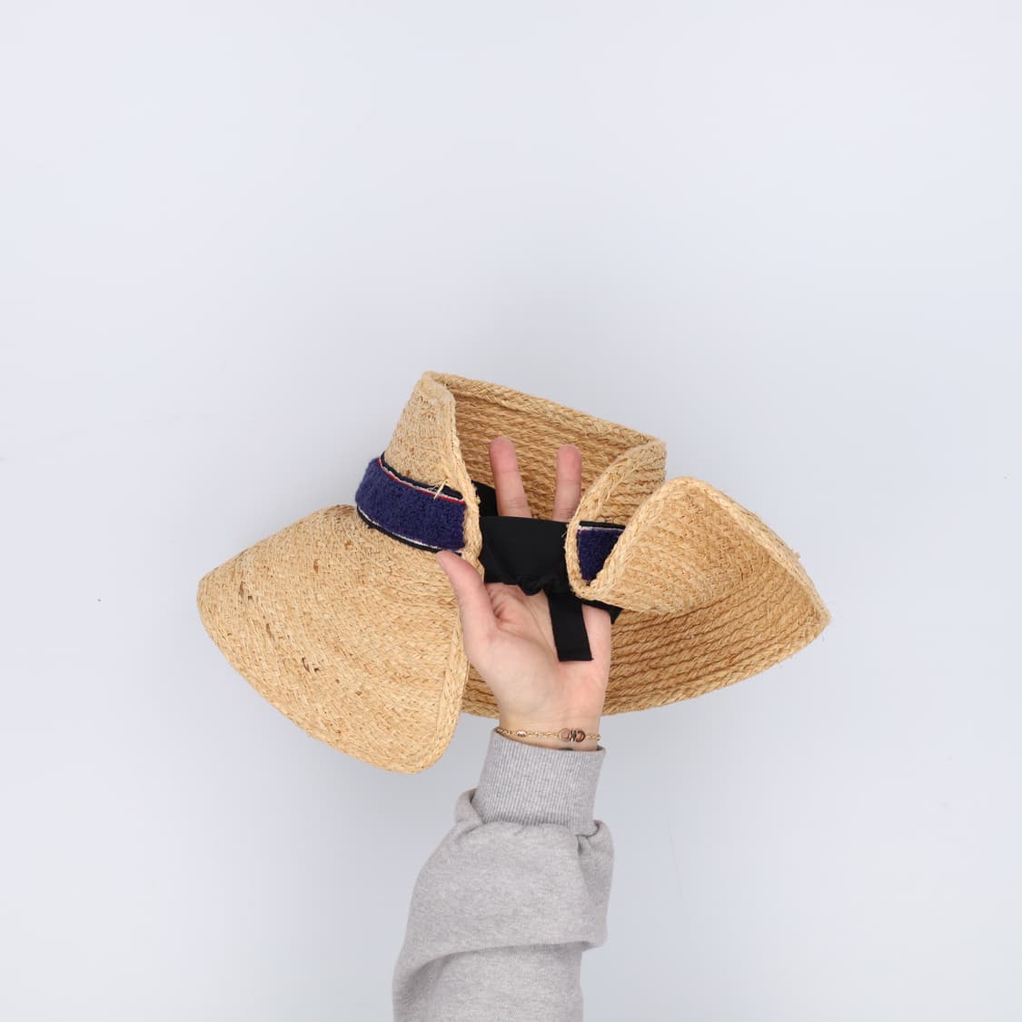 F 빈티지 햇빛차단 밀짚모자 0414H1 상품이미지2