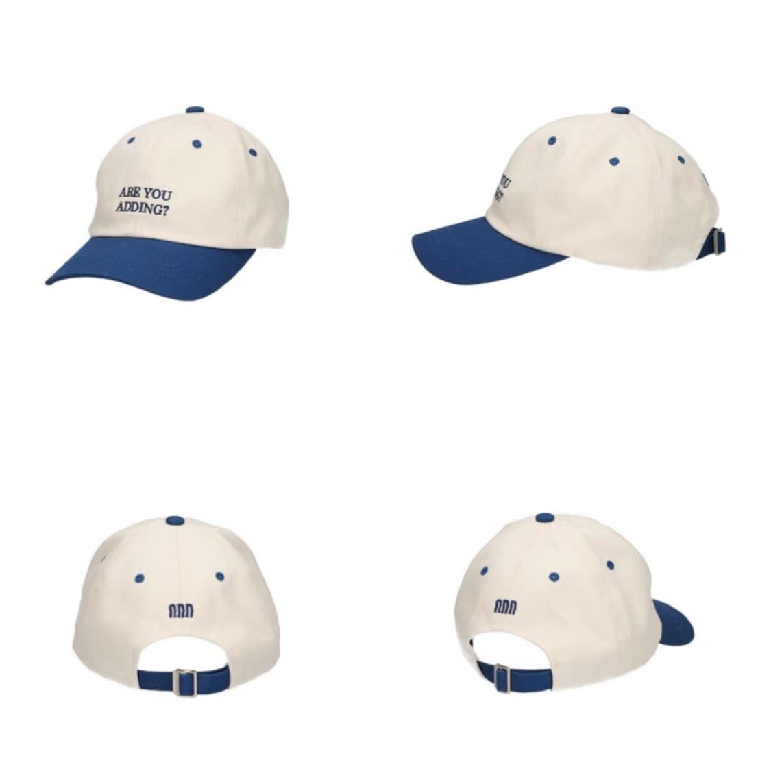 [정품] 애드스튜디오 레터링 자수 배색 볼캡(새제품) 상품이미지2