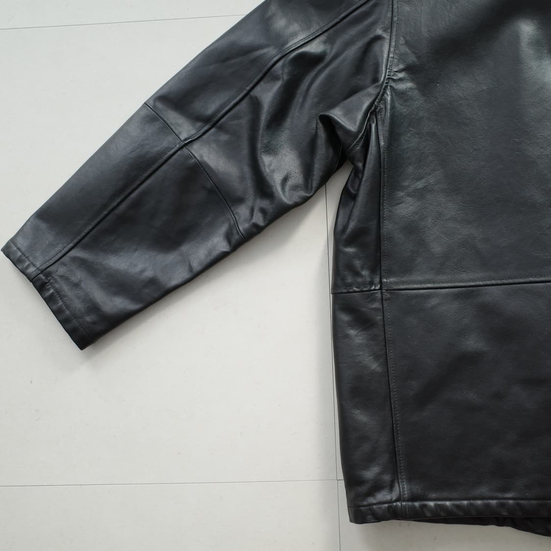 Armani 알마니 아르마니 가죽 레더 코트 상품이미지8
