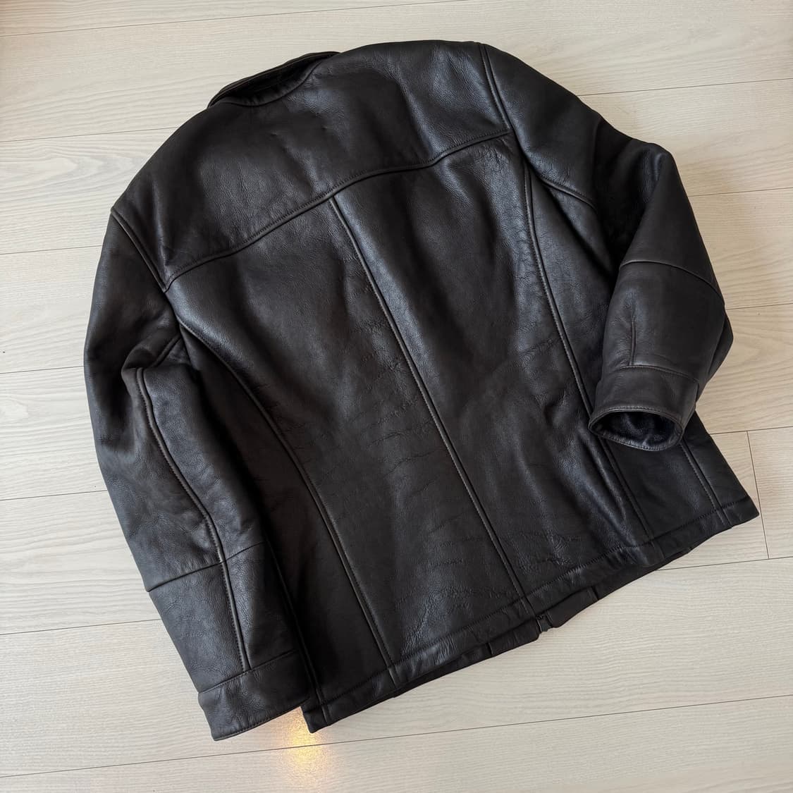 [명작,미사용] 브루넬로 쿠치넬리 최고급 쉽스킨 무통 무스탕 필드 자켓 상품이미지8