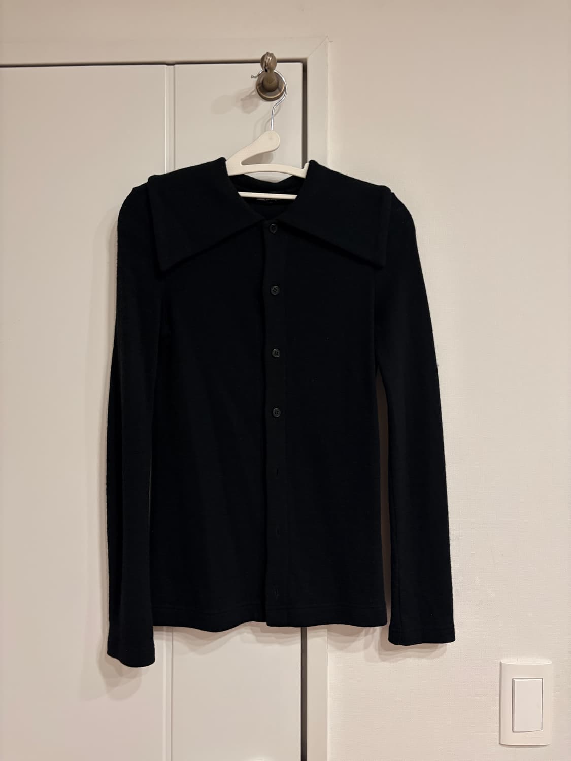 꼼데가르송 트리콧 블랙 가디건 상품이미지1