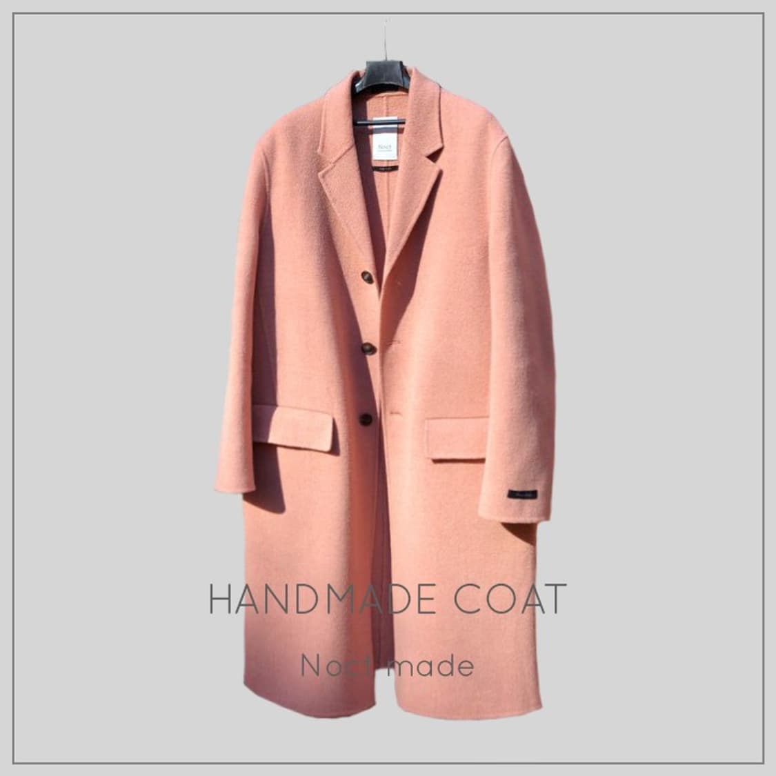 (Unisex) 캐시미어 핸드메이드 코트 상품이미지6