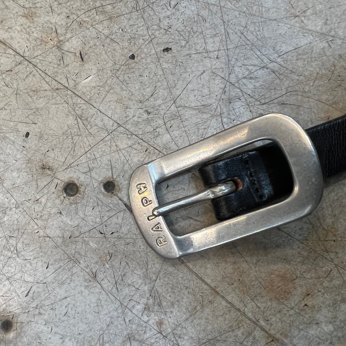 폴로 랄프로렌 로고 레더 벨트 상품이미지3