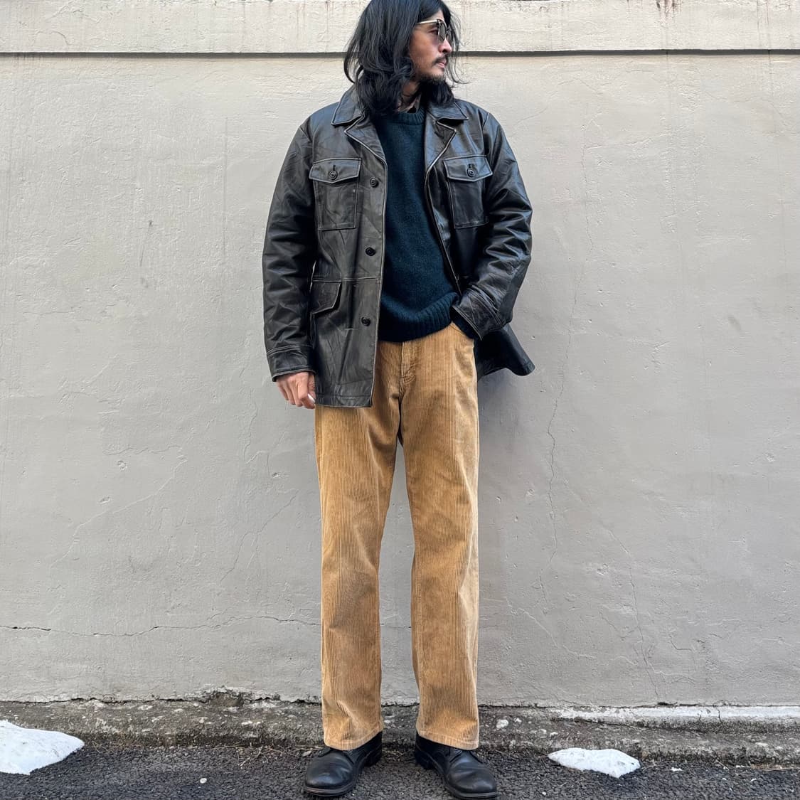 올드 갭 카우 레더 자켓 상품이미지8