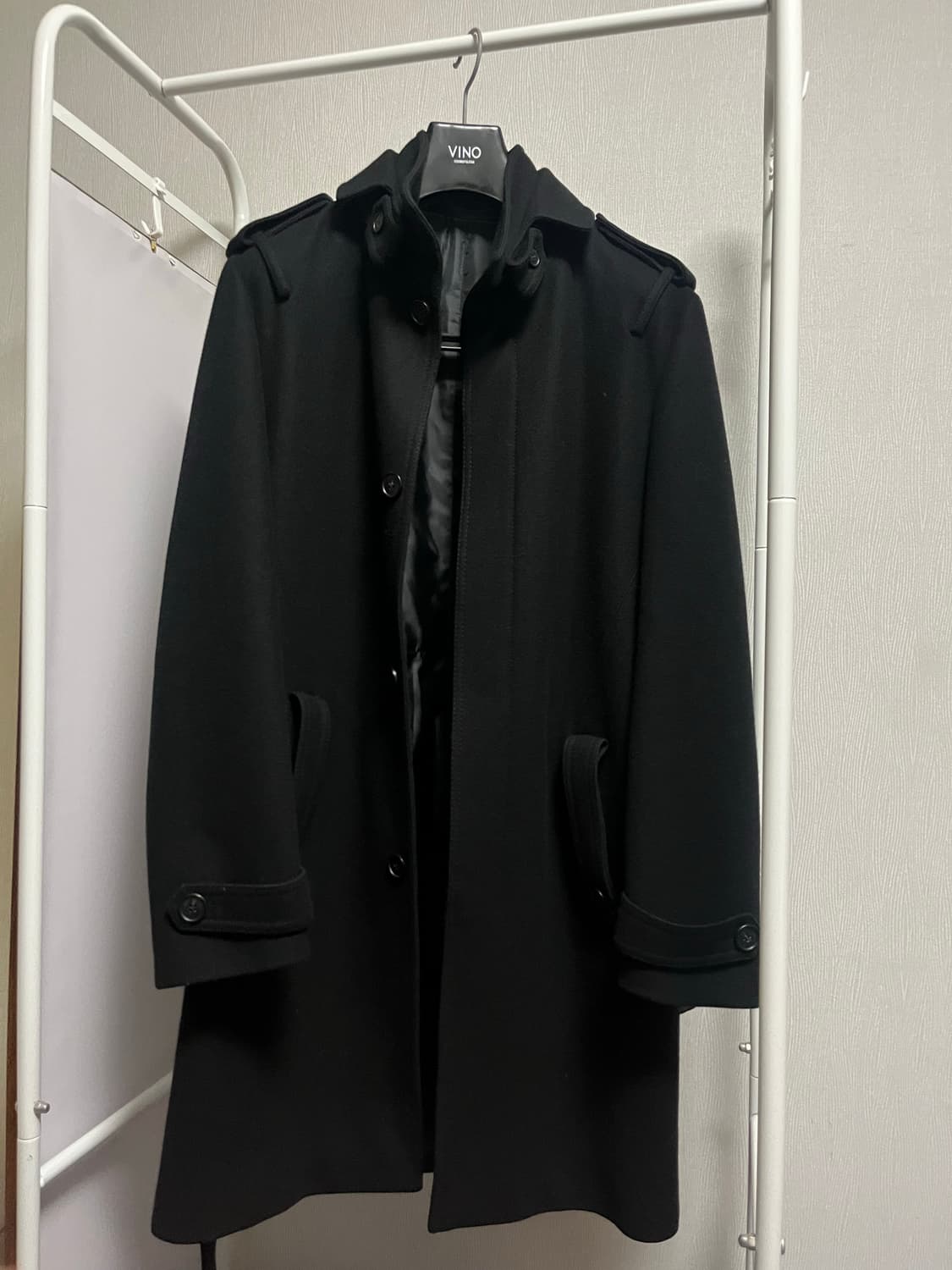 솔리드옴므 벨티드 울코트 상품이미지1