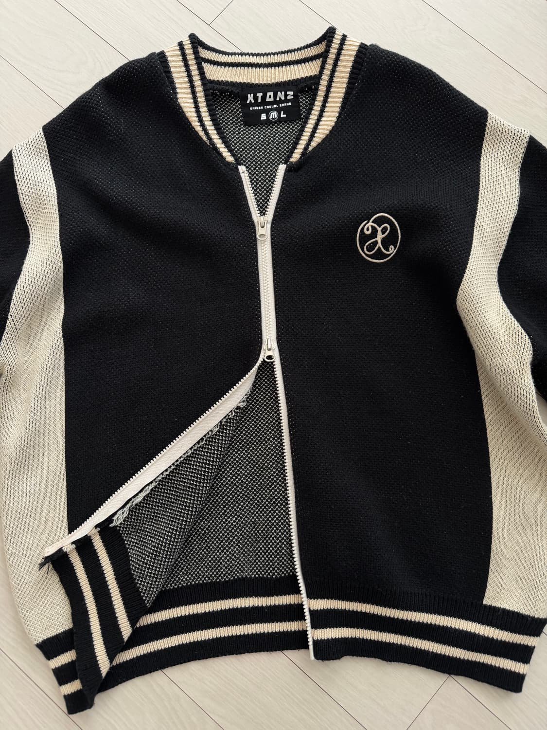 엑스톤즈 xtonz 집업 M 가디건 남여공용 상품이미지3