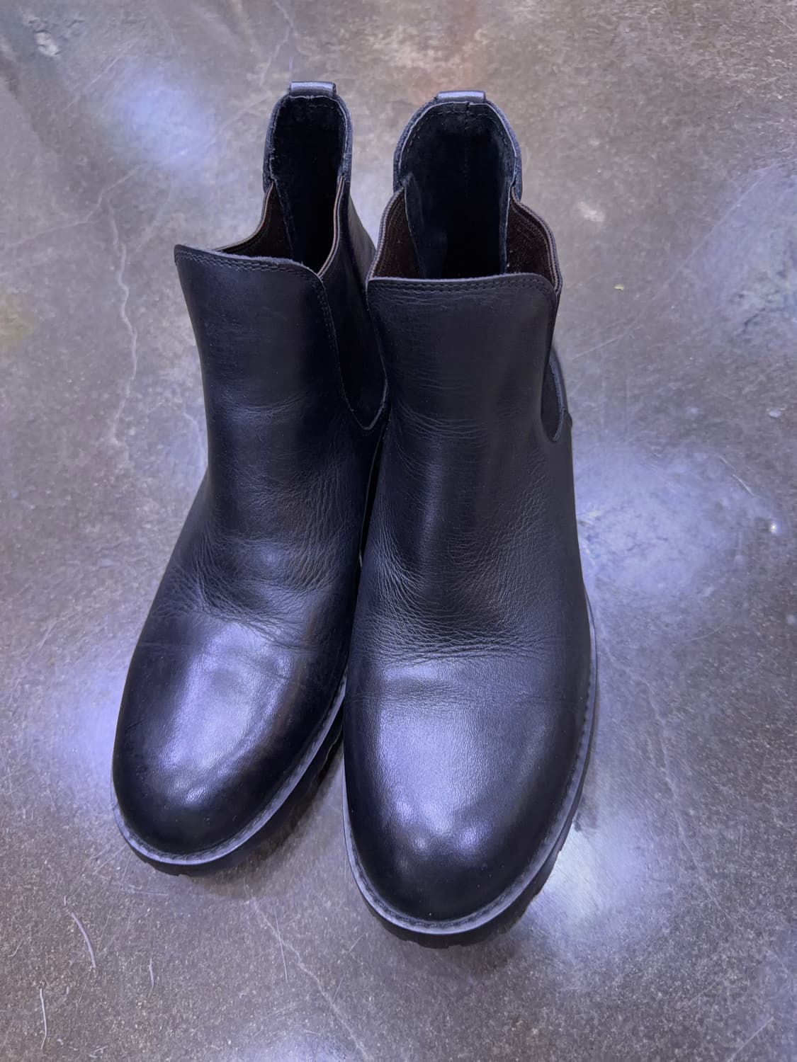 카미난도 x 쉽스 심플 첼시부츠 블랙 260 상품이미지2