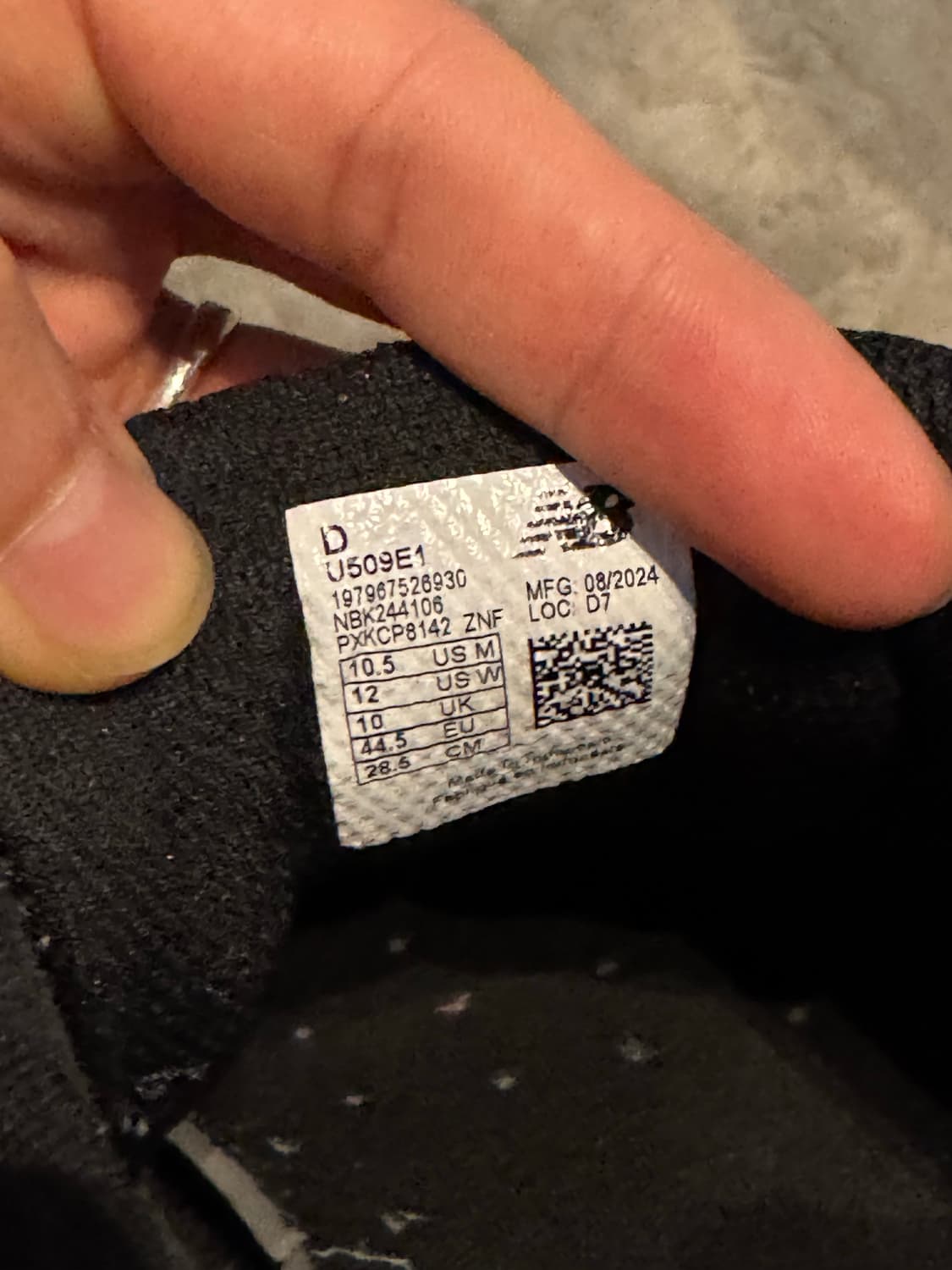 New Balance 뉴발란스 509 블랙 / 285 상품이미지6