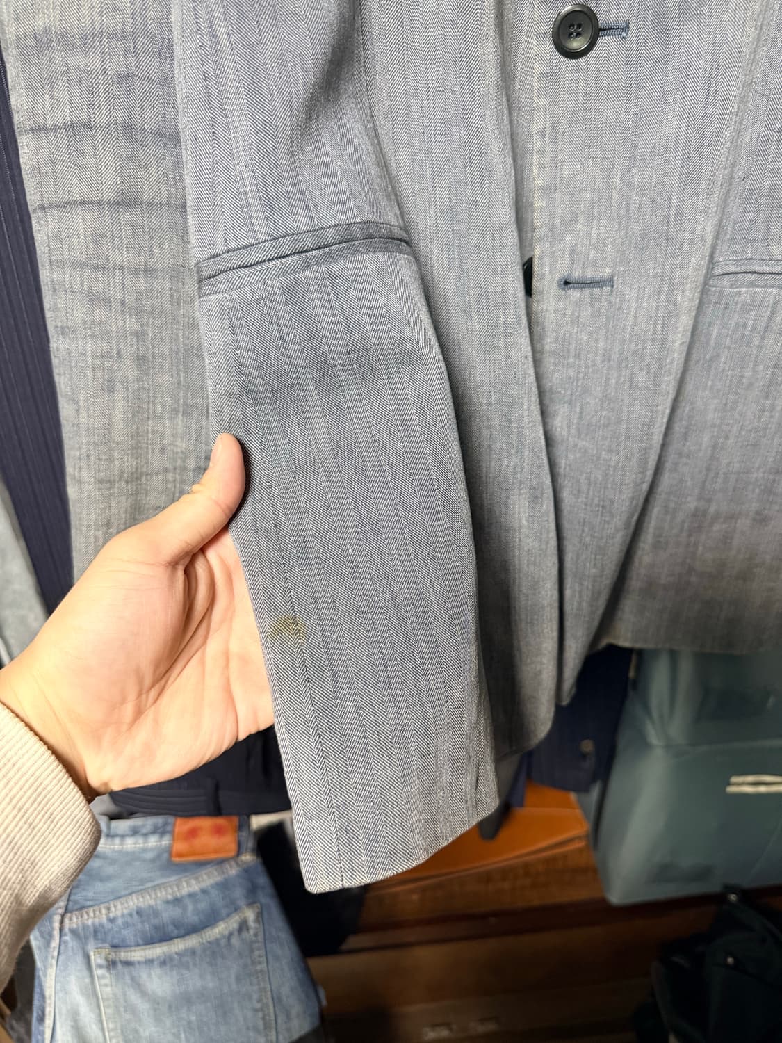 조르지오 아르마니 꼴레지오니 린넨 자켓 상품이미지4