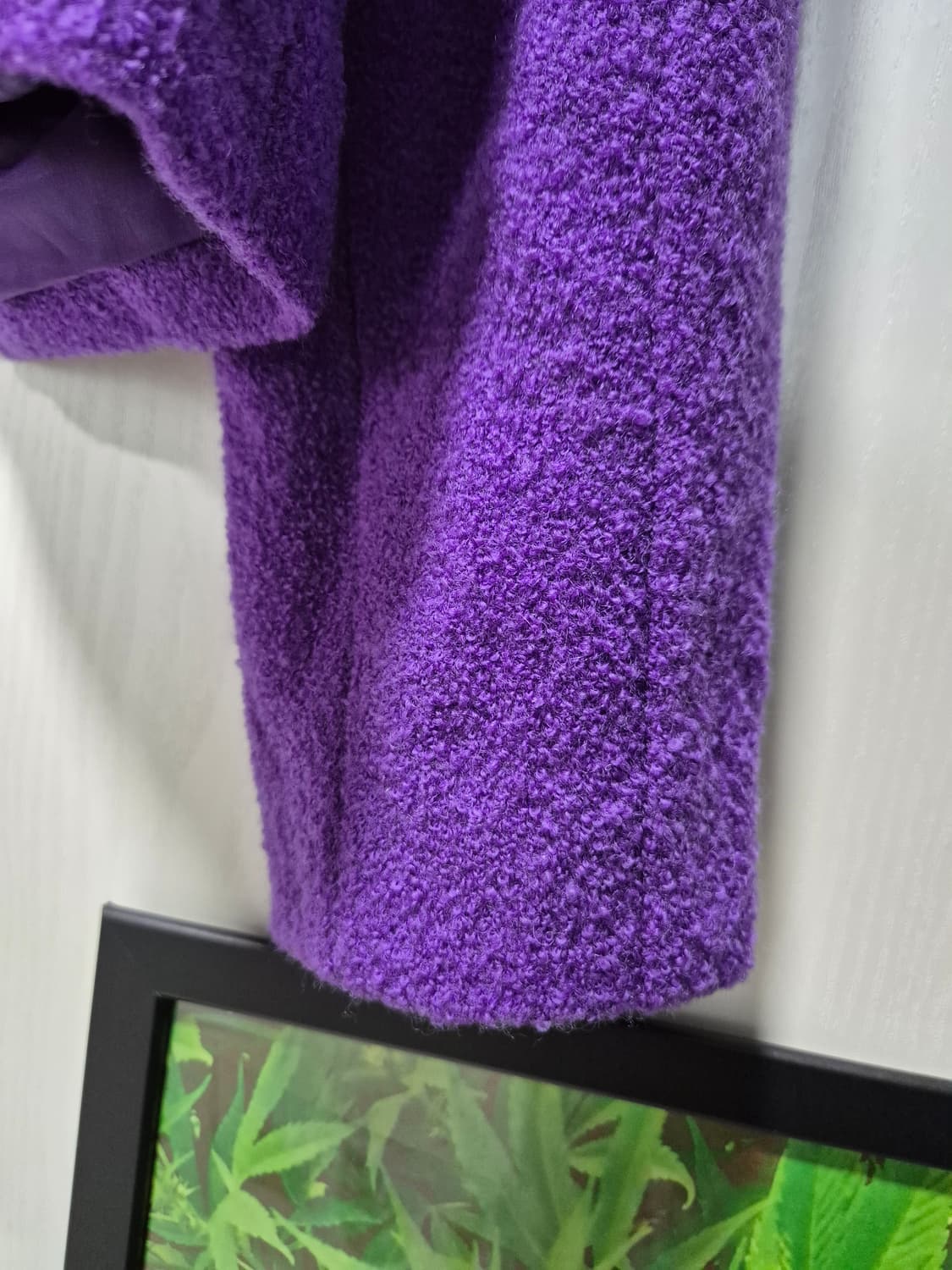 (세일)JPN빈티지 BON GENRE 퍼플 트위드 자켓 상품이미지8