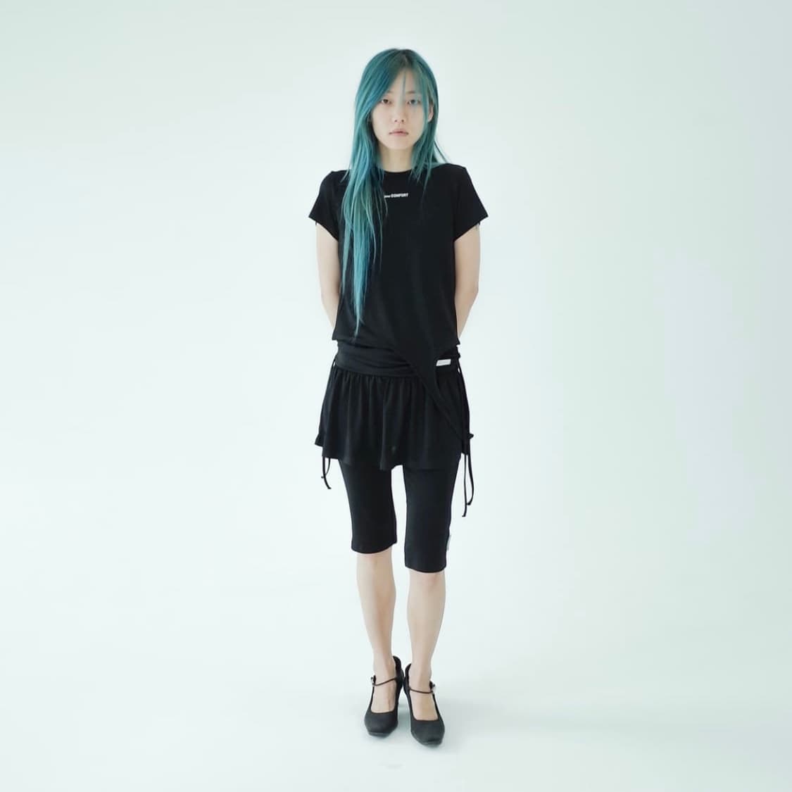 지초이 24-003 HEM ROUNDED T-SHIRT 상품이미지1