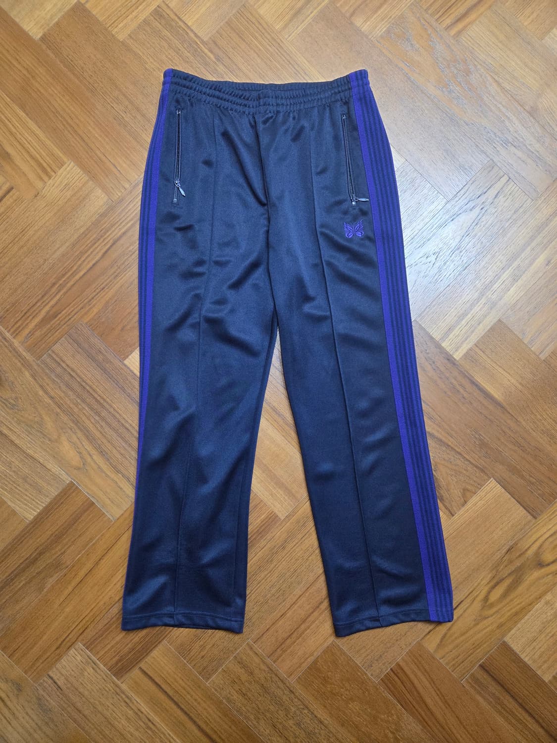 니들스 네이비/퍼플 트랙 팬츠 상품이미지1