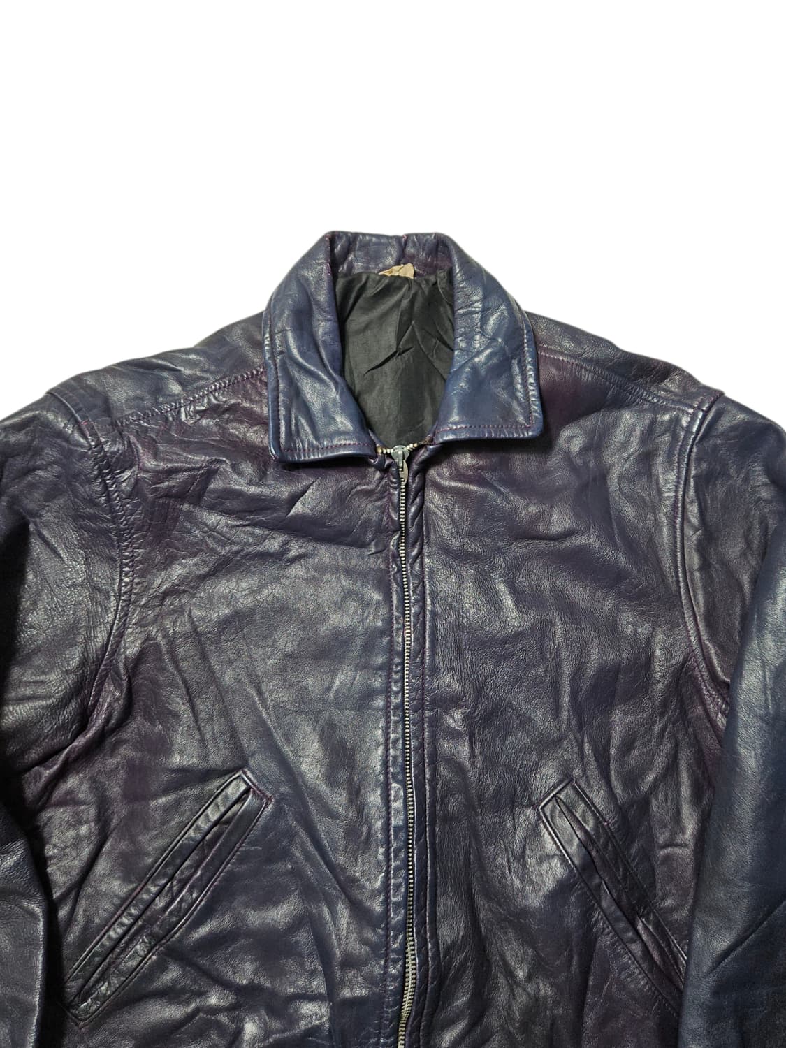 1970's 웨스턴 Western 레더 자켓 L 100 상품이미지3