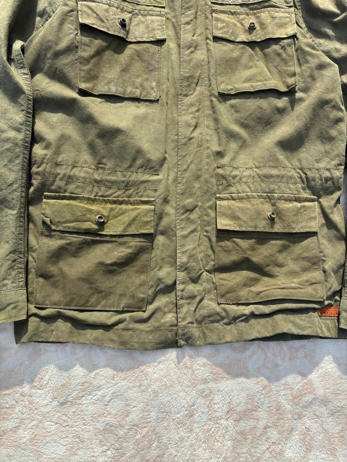 Vintage Jinho Jeans 성모마리아 가죽패치 필드자켓 상품이미지6