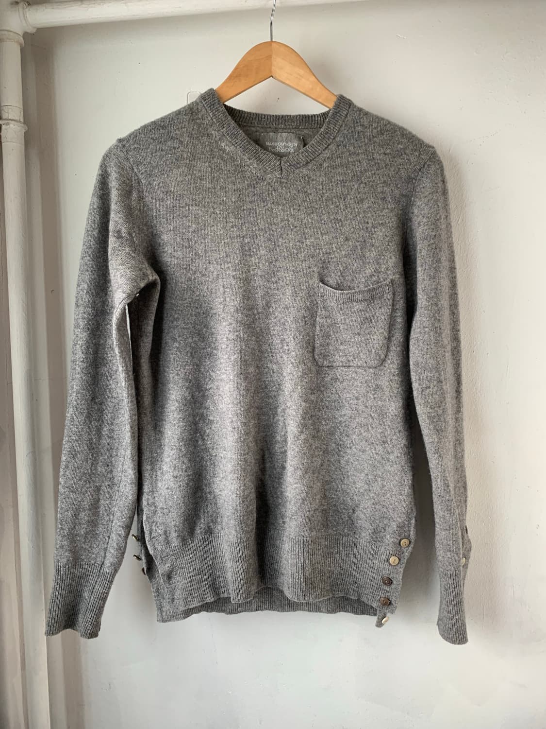  takahiromiyashita the soloist 멀티버튼 니트 M 상품이미지1