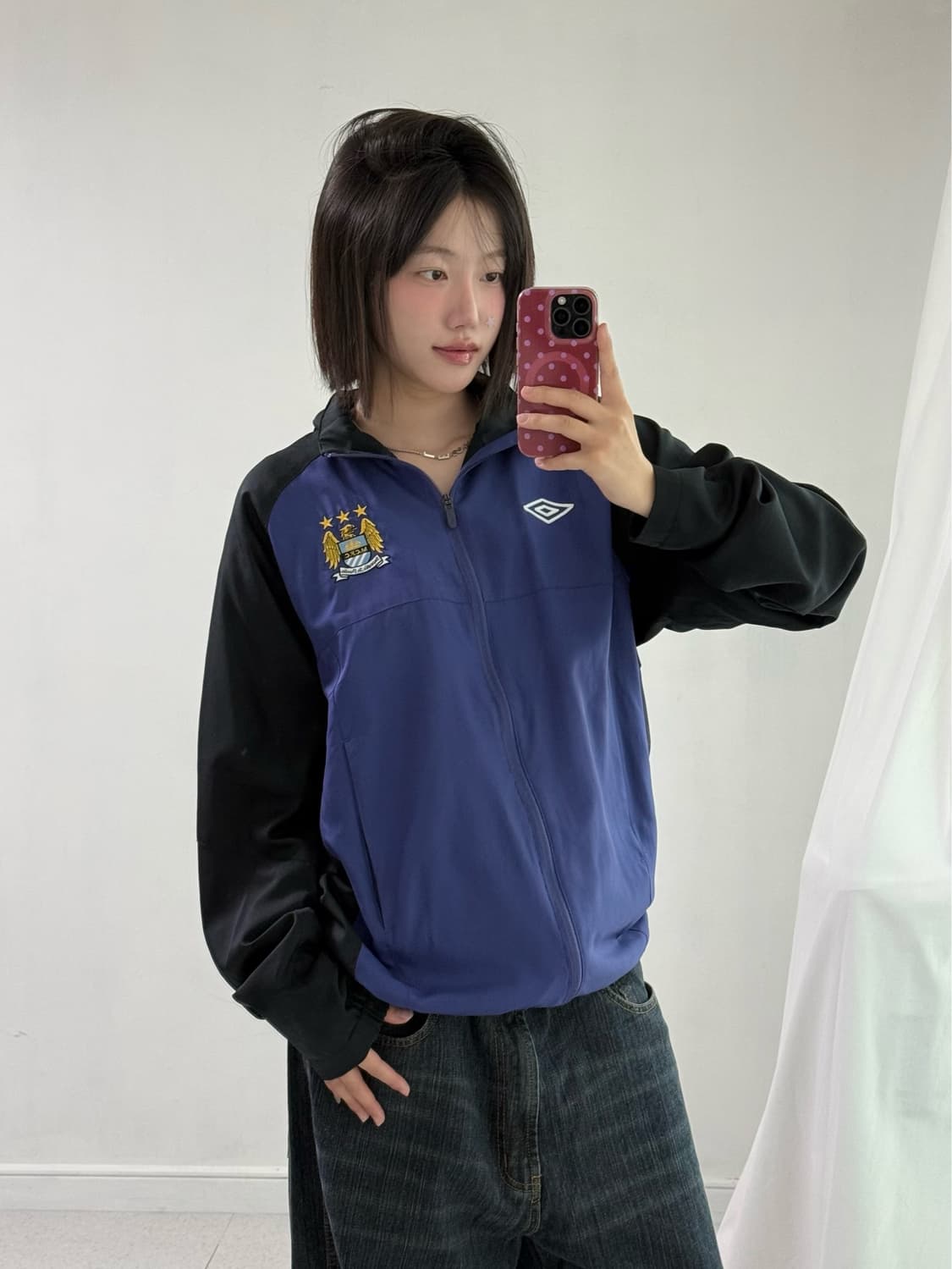 엄브로 맨시티 올드스쿨 바람막이 상품이미지3