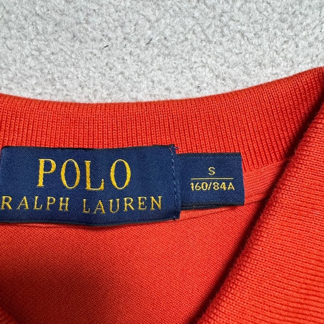 RALPH LAUREN PK 반팔 오렌지 S 상품이미지4