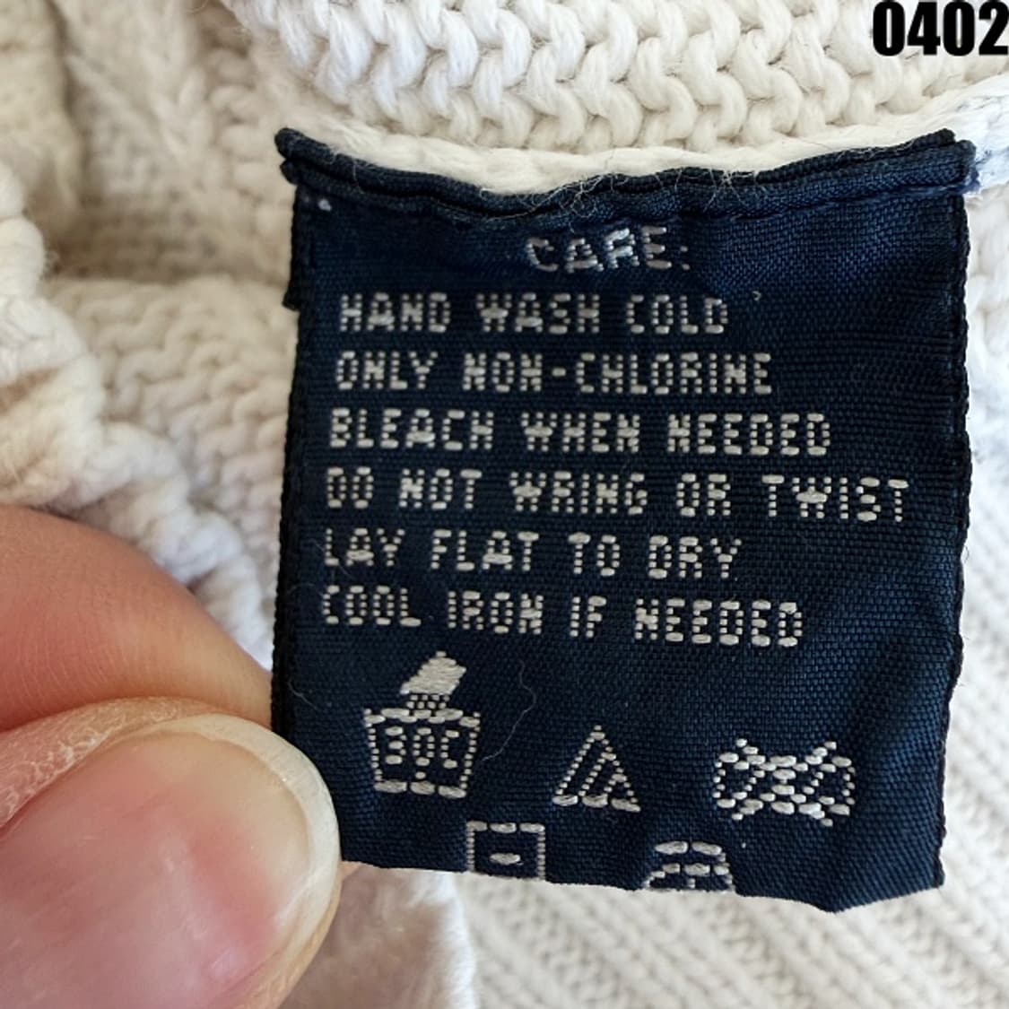 폴로 랄프로렌 케이블 니트 스웨터 M 0402 상품이미지5