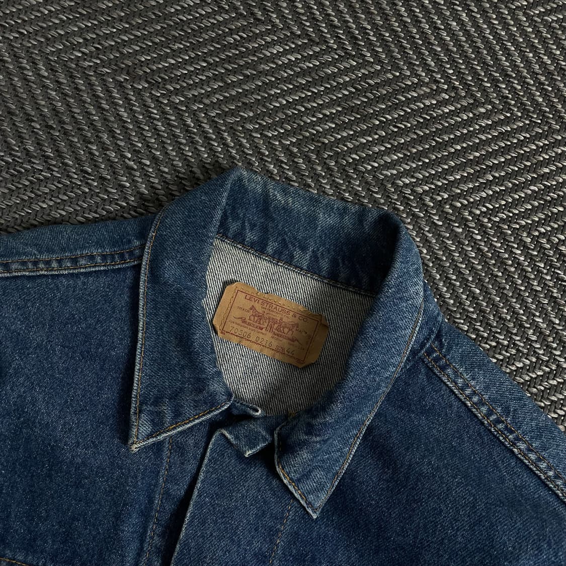 90s 리바이스 USA 오리지날 데님 트커러 자켓y 3851 상품이미지6