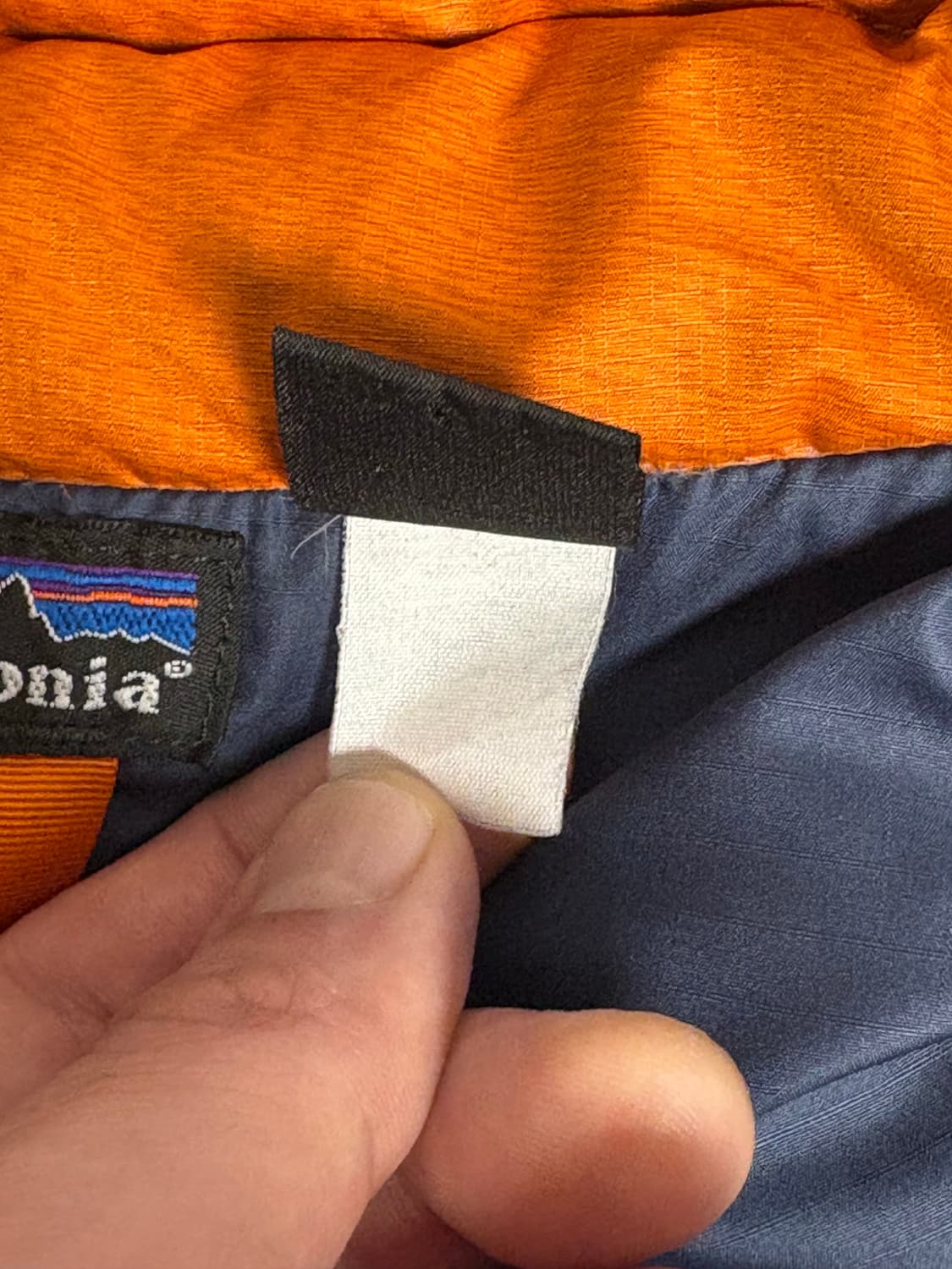 [XL] 파타고니아 패커블 구스다운 자켓 패딩 _ 오렌지 판매 상품이미지7