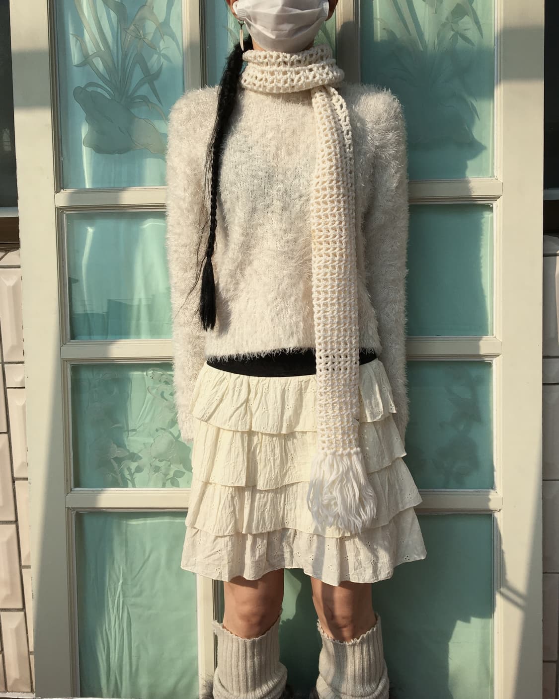  fringe net muffler 상품이미지2