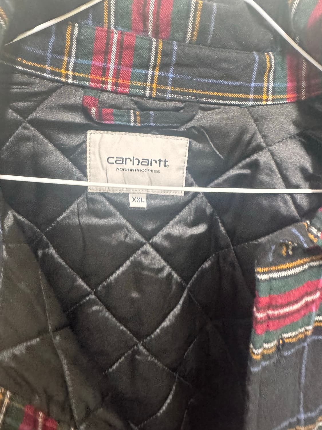칼하트wip 와일스 체크셔츠자켓 xxl 상품이미지5