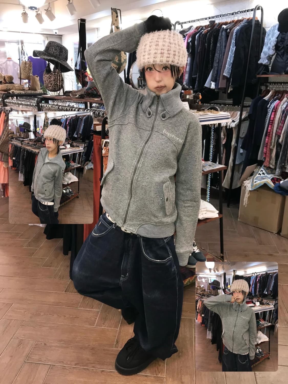 Hysteric Glamour Sweater Zip-Up 상품이미지1