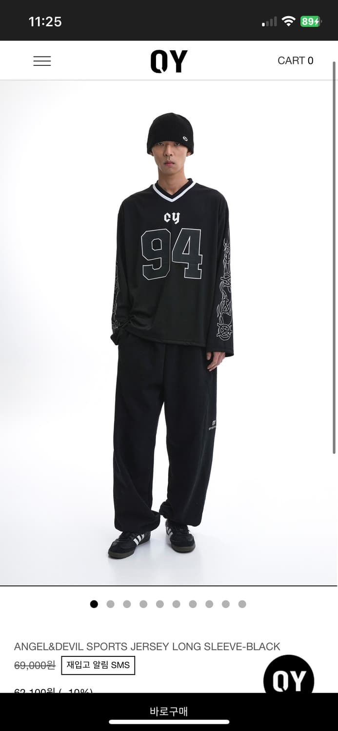 Oy 엔젤 데빌스 롱 슬리브티 상품이미지1