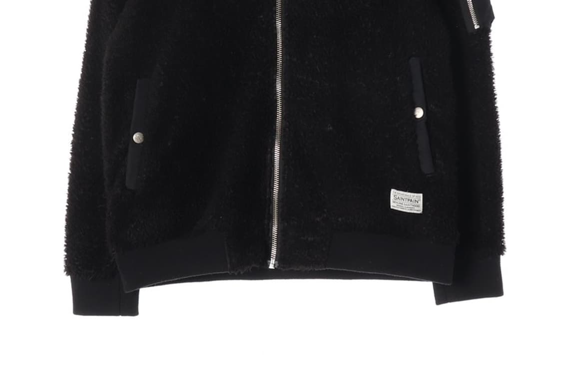 세인트페인 데비안 보아 플리스 자켓 블랙 S 상품이미지4