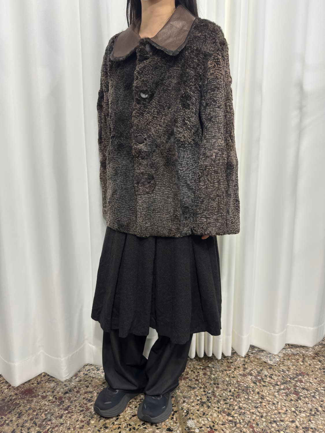 chie fur reversible jacket 상품이미지3