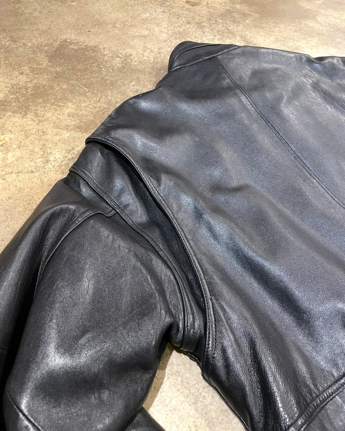 80’s 소가죽 파이어맨 코트 상품이미지9