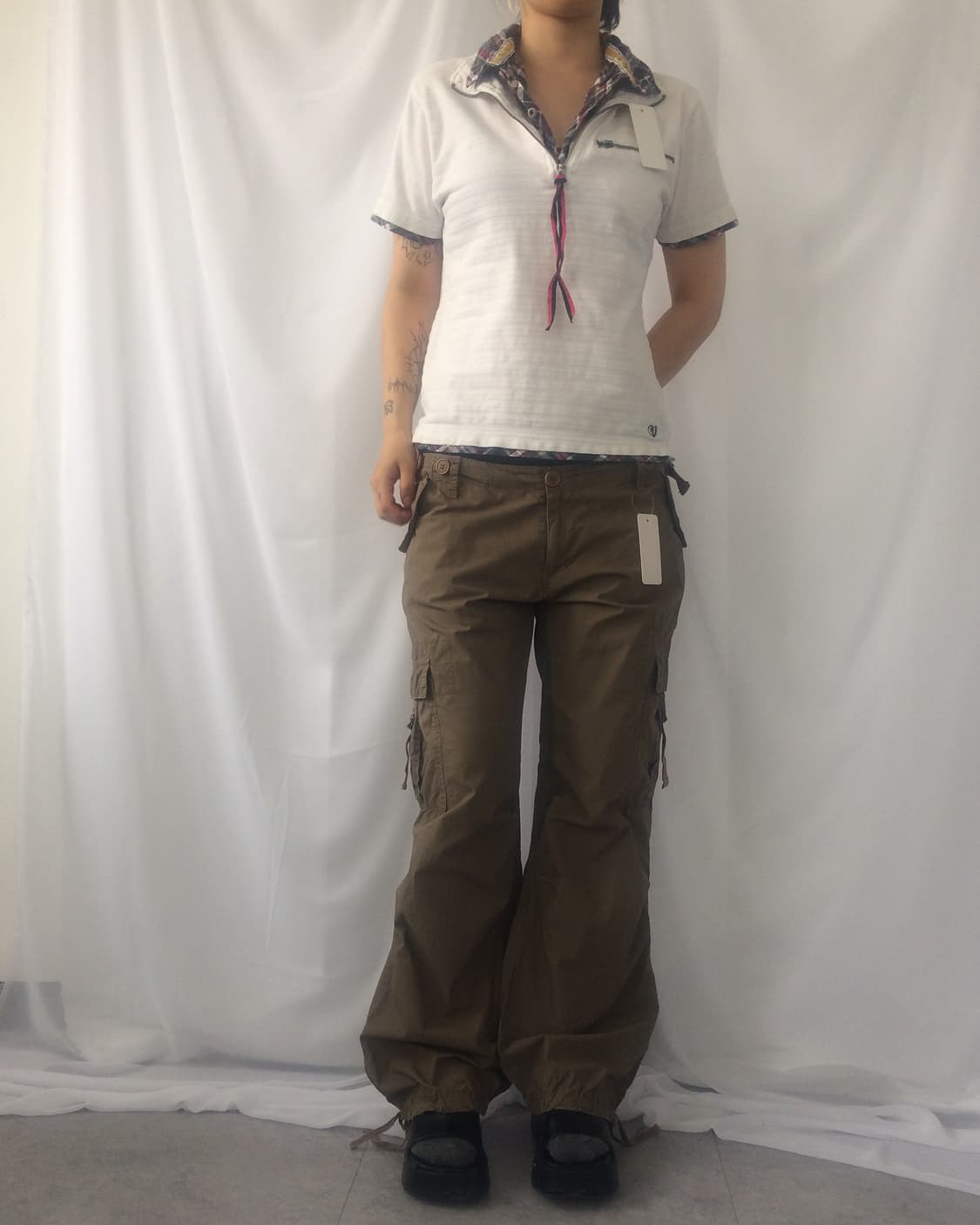 Double collar pk t 상품이미지8