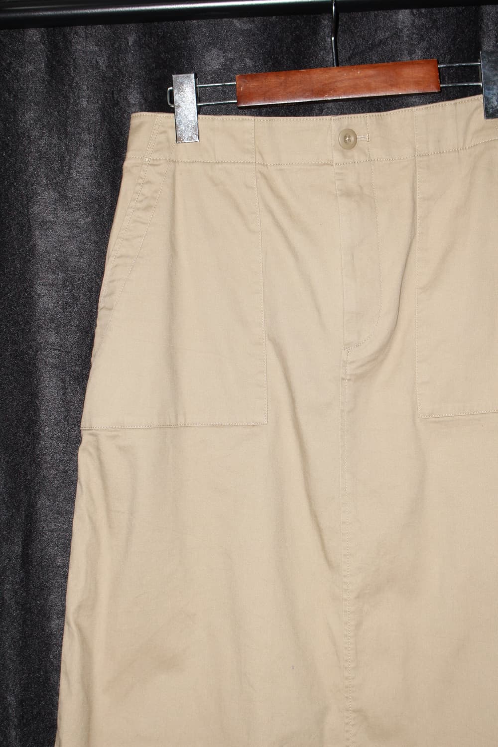 빈티지 베이지 미디스커트  상품이미지3