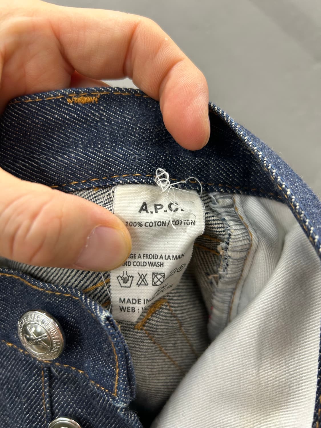 A.P.C. 스탠다드 데님 팬츠 상품이미지8